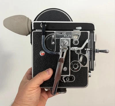 Hermosa CÁMARA DE CINE BOLEX Reflex Rex 1 H16 16 mm visor transparente ¡Funciona muy bien! Foto 1 de 4