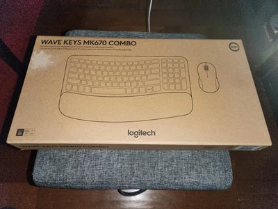 Logitech Wave Keys MK670 Combo Ergonomic Wireless Keyboard & Mouse Bundle - Image 1 of 2