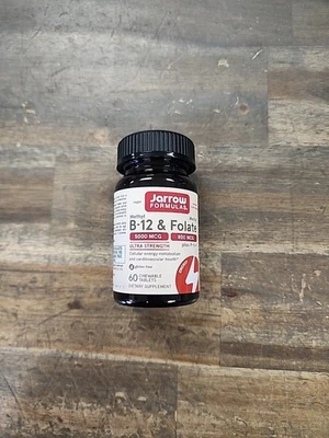 Jarrow Formulas Ultra Strength Methyl B-12 5000 mcg & Methyl Folate 800 mcg + P- - Image 1 of 2