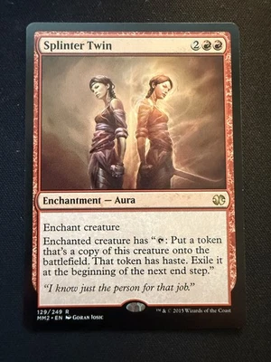 Splinter Twin 129 - R - Modern Masters 2015 - Normal - MTG - LP - Image 1 of 2