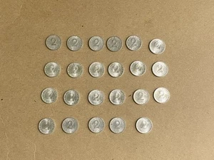 LOT OF 23: 1950-1966 Austria 2 Groschen Coins KM 2876-All Coins Good or Better - Picture 1 of 2