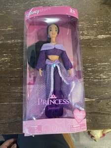 Muñeca princesa Aladdin Jasmine 2004 Disney Store de colección juguete nuevo Y2K sellada - Imagen 1 de 4