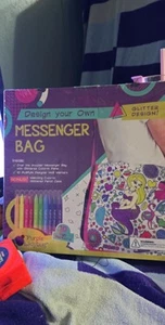MESSANGER TASCHE SELBST GESTALTEN VON GLITTER DEESIGN BASTELSPASS - Bild 1 von 1