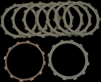 Conjunto de placas de fibra de fricção de embreagem Alto HP 9pk Harley Road Glide CVO 09-16 - Imagem 1 de 4