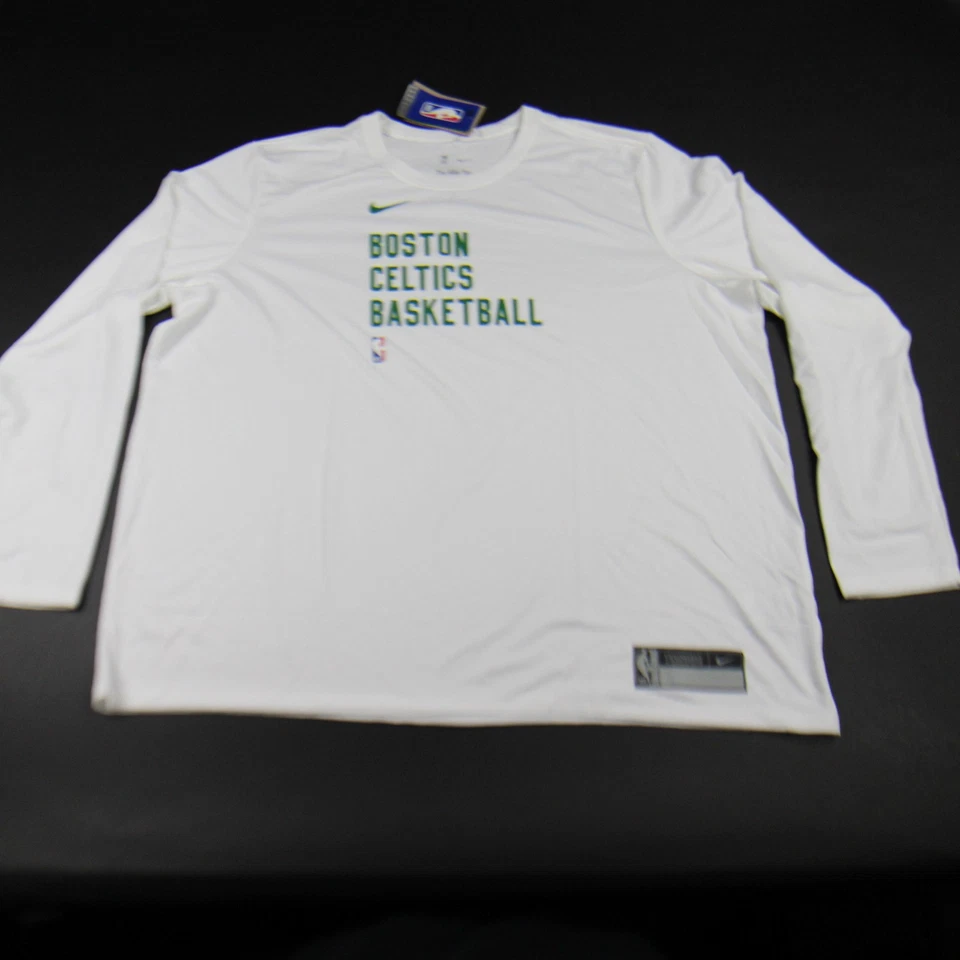 Boston Celtics Nike NBA Authentics Nike Camiseta Manga Larga Camisa Para Mujer Nueva Foto 1 de 1