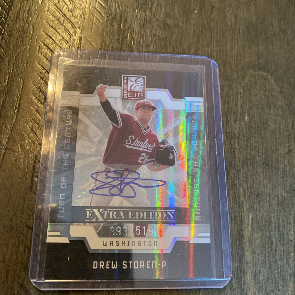 2009 Donruss Elite Extra Edition #/519 Drew Storen #3 Auto AUTOGRAPH NATIONALS - Image 1 of 1