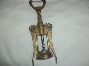 Apribottiglie vino vintage in ottone - ITALIA - Bardolino chiaretto,castagna verona - Foto 1 di 4