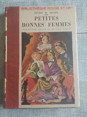 ALCOTT / PETITES BONNES FEMMES / ROUGE ET OR / JAQUETTE / 1950 / collection  - Photo 1/4
