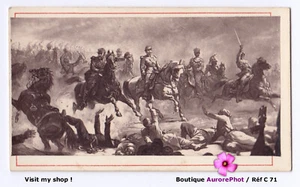 NAPOLÉON III & SON ARMÉE EN CAMPAGNE, MILITAIRES, GUERRE, PHOTO CDV 1870 -C71 - Imagen 1 de 1