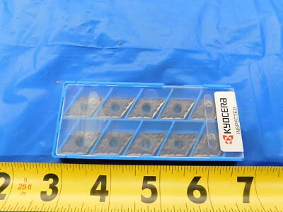 M & J TOOLING LLC 10PCS NEW KYOCERA DNMG432HQ PV7010 CERMET TURNING INSERTS DNMG150408HQ