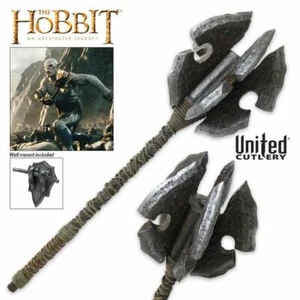 United Cutlery Hobbit Mace of Azog the Defiler 40"  UC3015 NIB SOLD OUT RARE - Picture 1 of 2