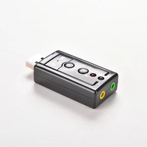Universal USB 2.0 External Speaker 3D 7.1 Channel Audio PC Sound Card AdapteF#DT - Photo 1/5