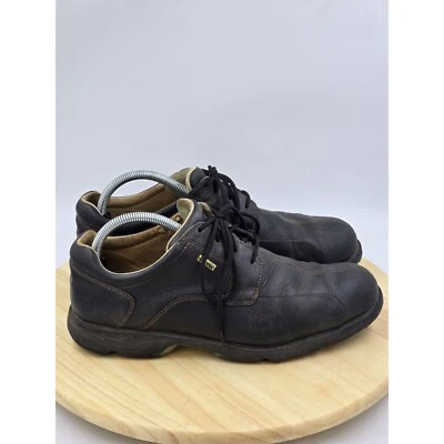 Etonic Golf Shoes 9.5M Mens Black Leather Spikeless G Sok Goodyear Tri-Density - Image 1 of 4