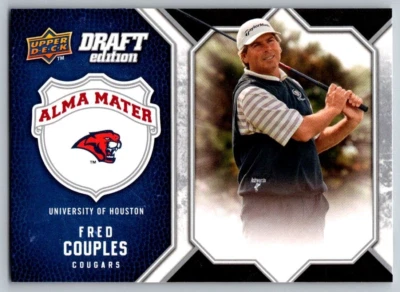 FRED COUPLES 2009-10 Upper Deck Draft Edition Alma Mater #AM-FC - Image 1 of 2
