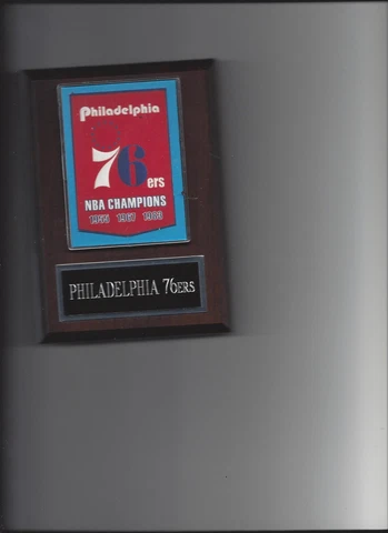 PHILADELPHIA 76ers PLAQUE NBA CHAMPIONS CHAMPS BASKETBALL NBA Cover