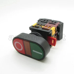 22mm - 25mm Red Green Momentary Power Start Push Button Switch Indicator Light - Picture 1 of 11
