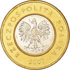 [#385921] Monnaie, Pologne, 2 Zlote, 2007, Warsaw, Spl+, Bimétallique, Km:283