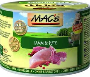 MACs Cat Lamm & Pute | 6x 200g Katzenfutter nass getreidefrei - Bild 1 von 1