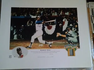 Hank Aaron Hammerin Hank Cooperstown Collection limited edition print #114/2500  - Picture 1 of 4