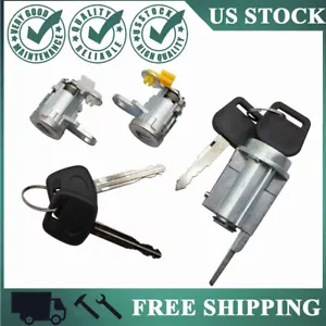 Cilindro de bloqueo de puerta delantera izquierda derecha con 2 llaves para Toyota 4Runner 1998-2002 - Imagen 1 de 6