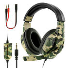 US Gaming Headset with Microphone for PC Laptop PS4 Xbox One PS5 Headphones 1.2m