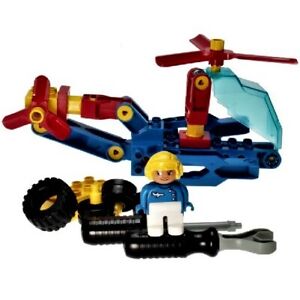 Lego Duplo Toolo Flugzeug  Flieger Action Wheelers Helicopter Hubschrauber 2925
