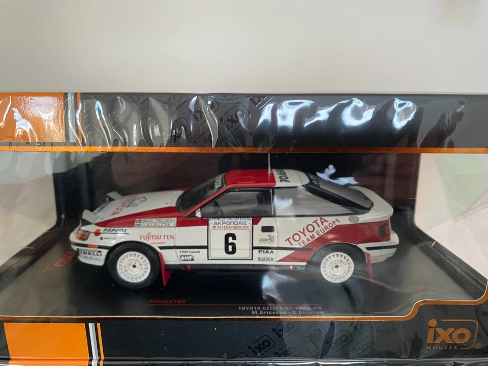 TOYOTA CELICA GT-FOUR 6 ERICSSON-BILLSTAM ACROPOLIS RALLY 1990 SCALA 1/24 - Immagine 1 di 1