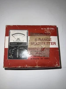 Micronta 8-Range Multitester Multimeter 22-212 (2000 OHMS/VOLT) - Picture 1 of 7