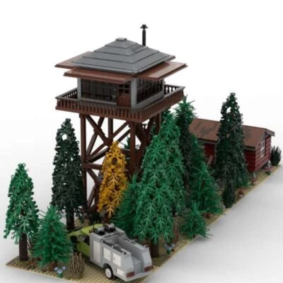MOC-81201 Fire Observation Tower 3957 Pieces Good Quality and Brand New - Image 1 of 4