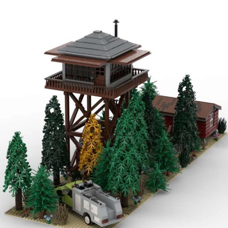 MOC-81201 Fire Observation Tower 3957 Pieces Good Quality and Brand New - Image 1 of 4