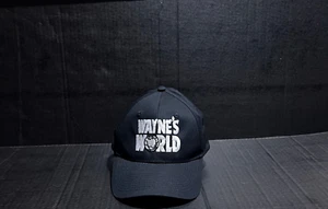 Wayne's World Hat Gorra Para Hombre Correa Negro Béisbol Disfraz Película Mike Myers SNL - Imagen 1 de 8