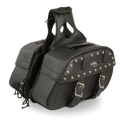 ALFORJAS CON TACHUELAS INCLINADAS IMPERMEABLES 15" W PARA KAWASAKI - KSA22 Foto 1 de 4