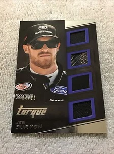 2016 Torque JEB BURTON #43 J. Streicher QUAD Relics Silver #d/23 - Picture 1 of 3