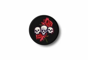 Patch aufnäher aufbügler morale gedruckt motorrad totenkopf skull schädel r43 - Bild 1 von 1