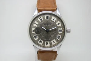RELOJ ESTILO ROMA ART DECO SOVIÉTICO URSS EXCELENTE ESTADO ESPALDA ABIERTA - Imagen 1 de 7
