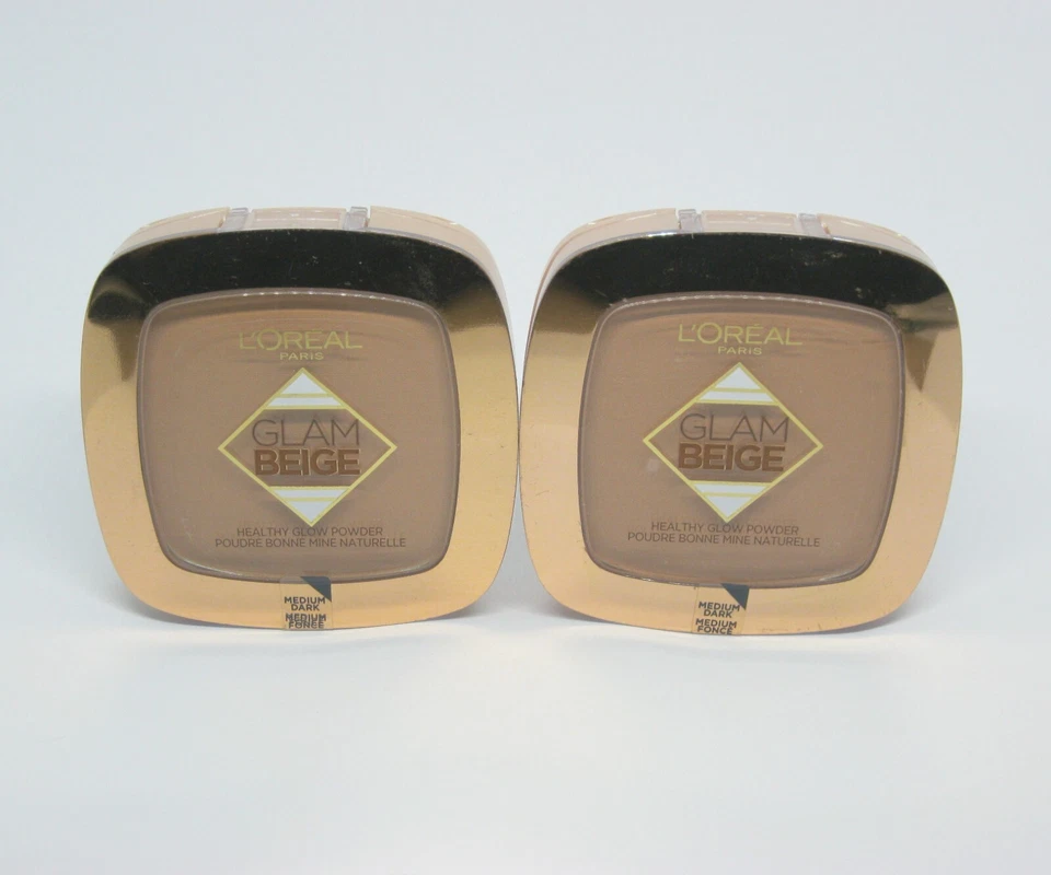 L'Oréal Glam beige Healthy Glow Powder Medium Dark