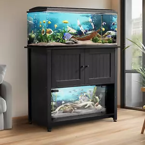 Supporto acquario in metallo 40-50 galloni con armadio, supporto acquario in metallo per accessori - Foto 1 di 8