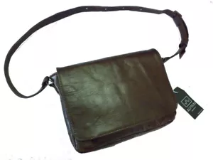 BORSELLO A TRACOLLA DA UOMO VERA PELLE, GIO-RIDOTTO 🇮🇹MADE IN ITALY🇮🇹 - Imagen 1 de 5