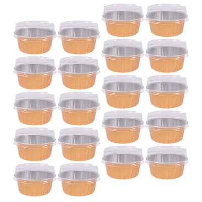 20 pezzi in alluminio tazze di budino in alluminio. - Immagine 1 di 4