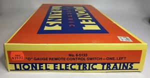 Lionel 6-5133 O Gauge Remote Control Switch Left Hand Track w/ Controller NIB B5 - Picture 1 of 9