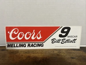 Calcomanía adhesiva vintage 1985 Bill Elliott #9 Coors Winston Cup NASCAR parachoques nueva de colección - Imagen 1 de 6