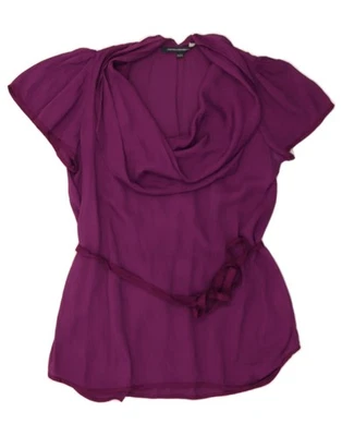 FRENCH CONNECTION Womens Blouse Top UK 12 Medium  Purple Viscose AG05 - Image 1 of 4