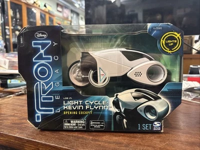 Figura de acción Tron Legacy Kevin Flynn Light Cycle Cockpit 2010 Spin Master nueva Foto 1 de 3