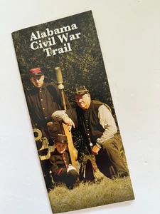 Alabama Civil War Trail Fold Out Brochure NEW - Picture 1 of 3