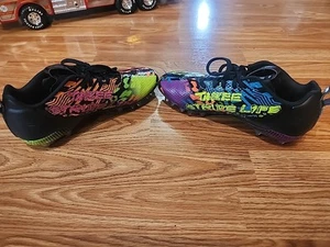 Adidas Adizero Three Stripe Life Football Cleats Shoes Multi Color Size 6 - Picture 1 of 5