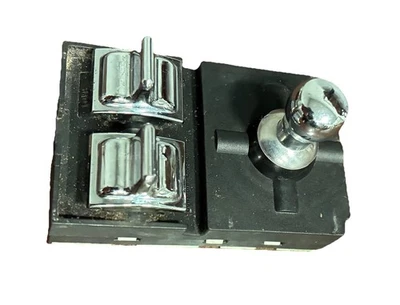 Interruptor ajustador de asiento eléctrico Lincoln Town Car 1990-1997 perilla cromada F0VB-14A701-AA Foto 1 de 3