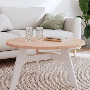 Tafelblad rond Ø80x2,5 cm massief beukenhout vervangend tafelblad vidaXL - Afbeelding 1 van 36