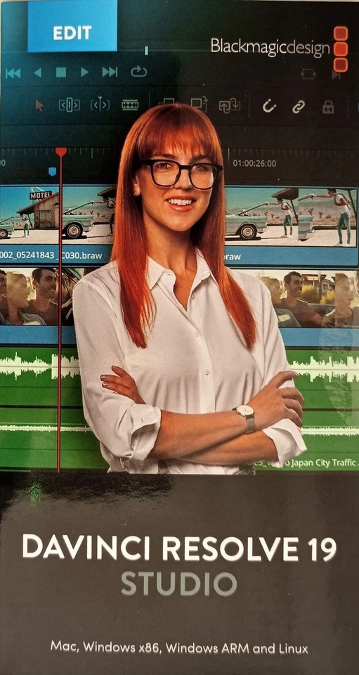 Blackmagic DaVinci Resolve Studio 19 Professional Video Editing Software - Image 1 of 1