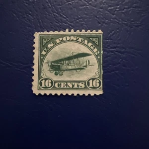 C2 1918 16c Curtiss Jenny, Green - Picture 1 of 2