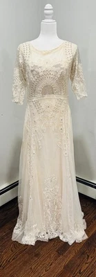 Temperley London Marcy Wedding Dress Ivory/white Msrp $5800 - Image 1 of 4